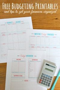 21 Free Budget Printables to Manage Your Money - Expense Trackers