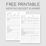 21 Free Budget Printables to Manage Your Money - Expense Trackers