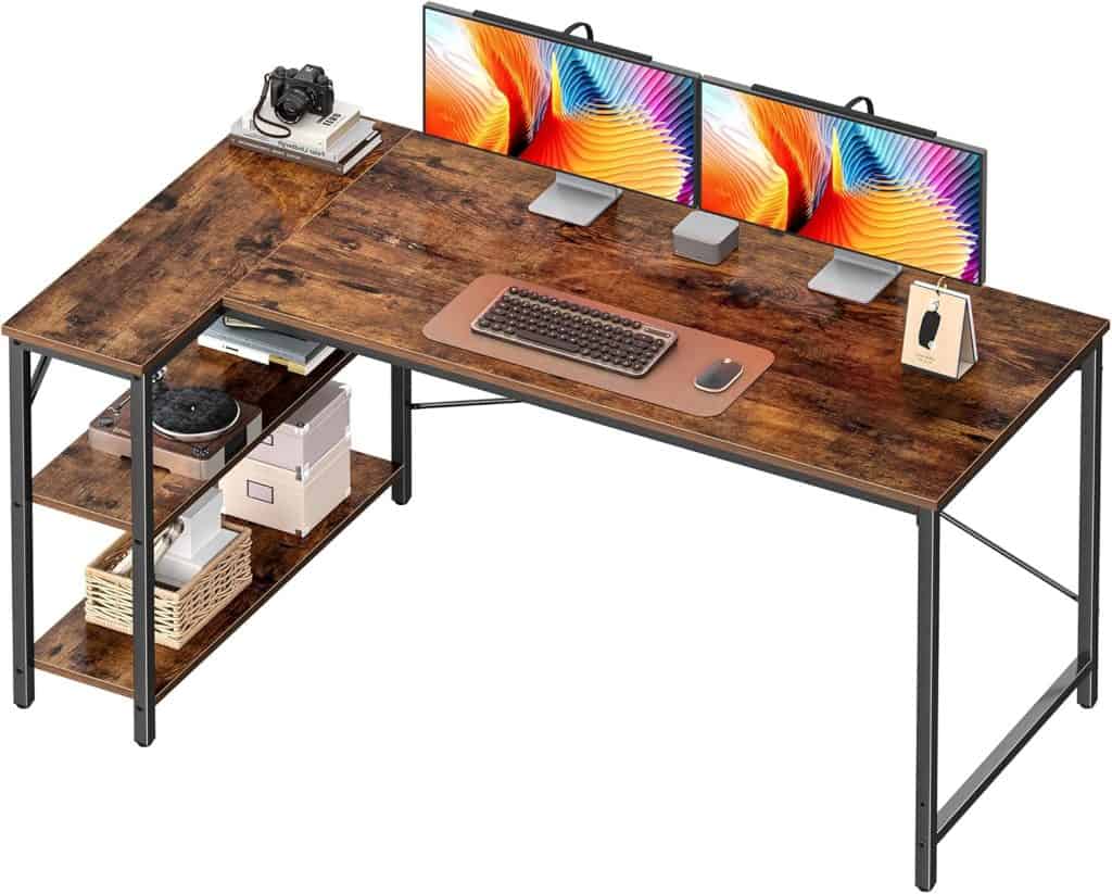 l shaped computer desk