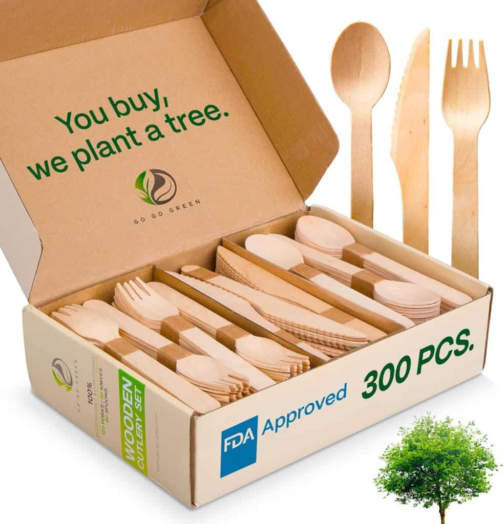 bamboo cutlery set