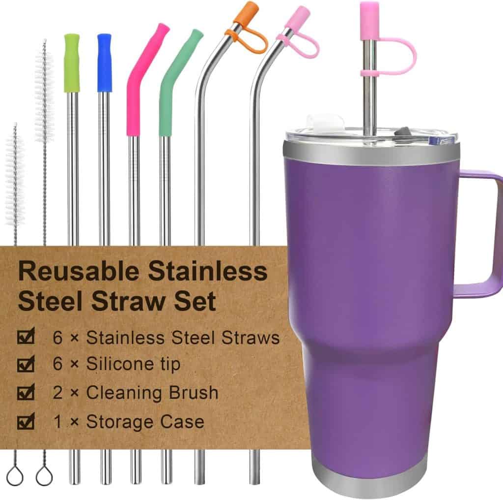 stainless steel straws