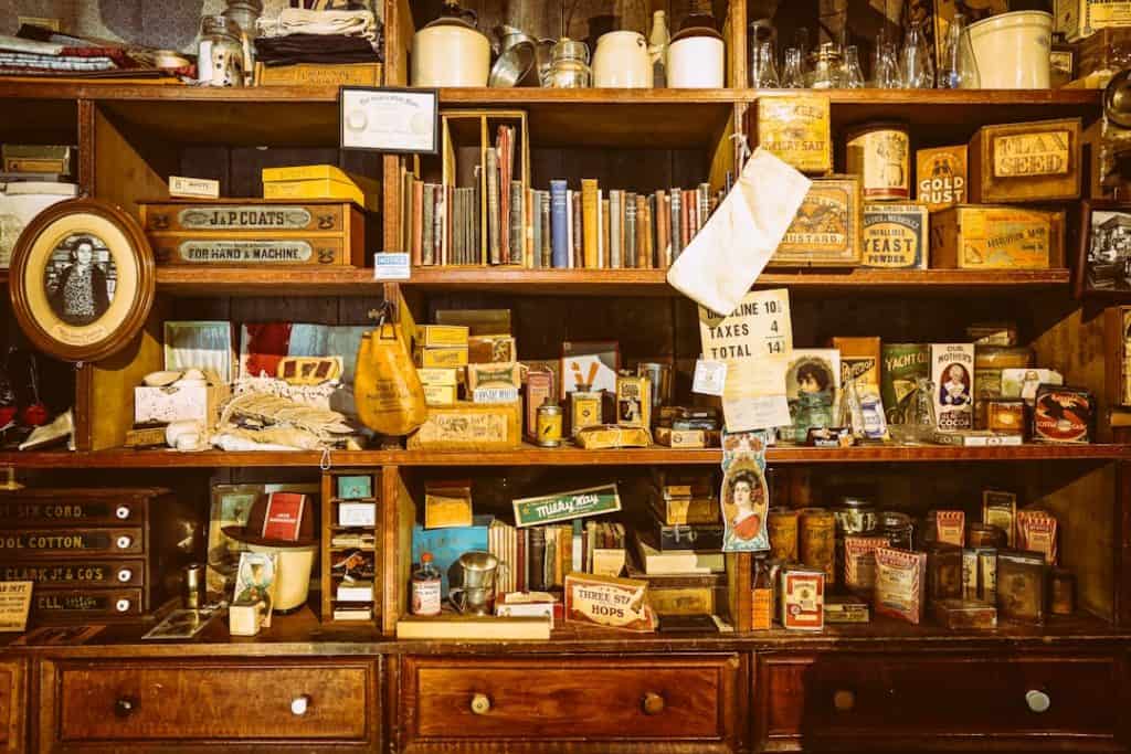 Photo by Mick Haupt items on shelf