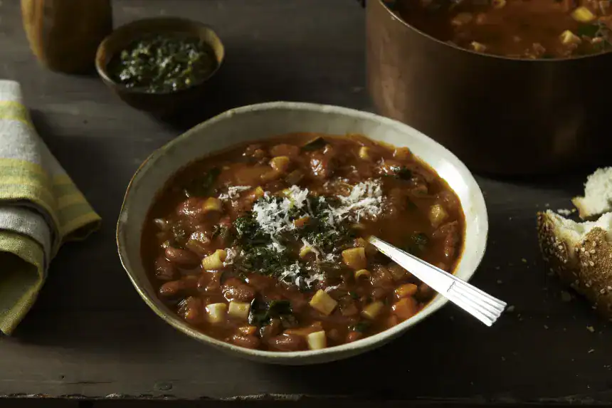 balsamic minestrone soup